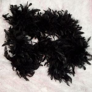 Large Black Feather Boa